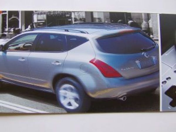 Nissan Murano Vorstellungsflyer Großformat 6/2004 NEU