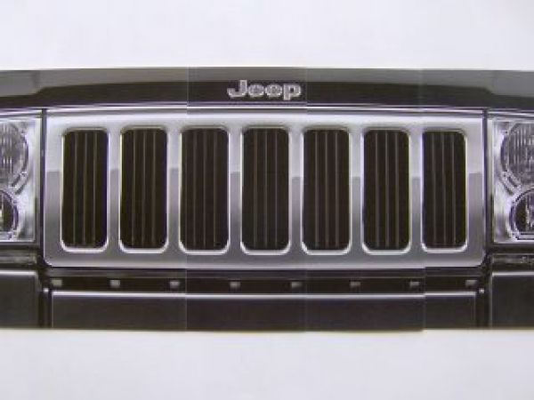 Jeep Commander Prospekt Großformat Flyer Rarität