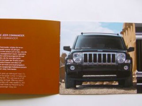 Jeep Commander Prospekt Großformat Flyer Rarität