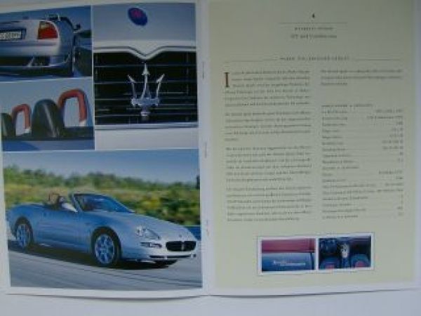 Maserati 90 Jahre Automobile 1914-2004 Prospekt ALLE