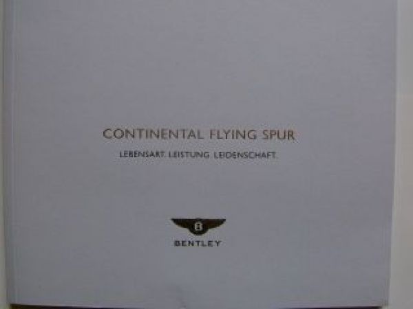 Bentley Continental Flying Spur Buch 2005 Rarität NEU