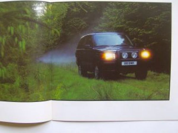 Land Rover Range Rover 1994 Prospekt Deutsch