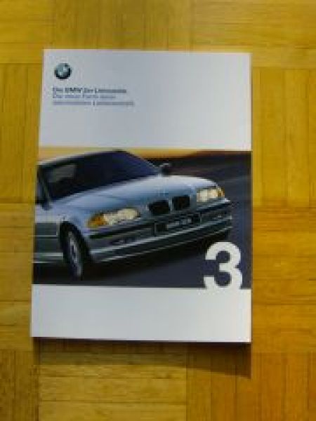 BMW Prospekt 3er Limousine E46 316i-328i+320d  März 1999