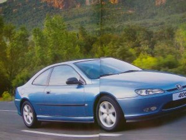 Peugeot 406 Coupe Prospekt August 2000 NEU