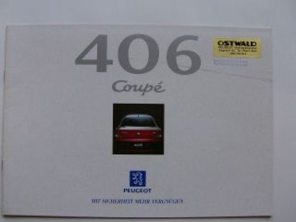 Peugeot 406 Coupe  4/1997 Prospekt NEU