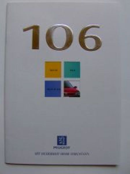 Peugeot 106 Special Style Sport & S16 4/1998 Prospekt