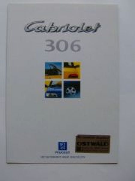 Peugeot 306 Cabriolet  +Roland Garros 7/1996 Prospekt NEU