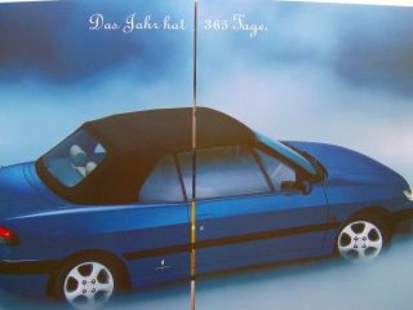 Peugeot 306 Cabriolet  +Roland Garros 7/1996 Prospekt NEU
