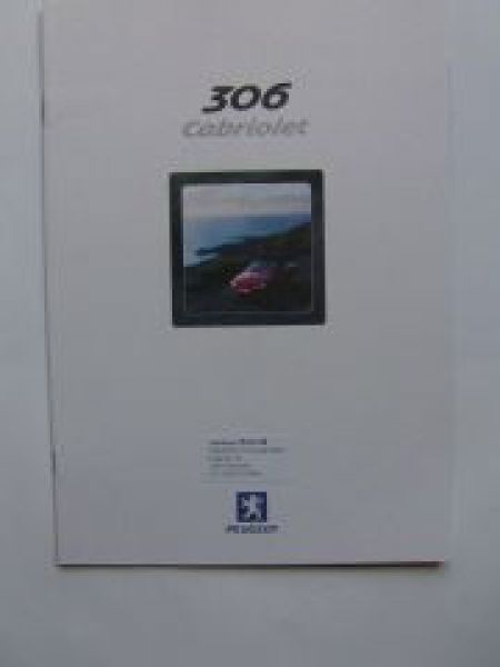 Peugeot 306 Cabriolet Prospekt 4/2000 NEU