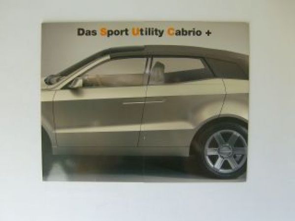 Karmann Das Sport Utility Cabrio+ Prospekt NEU