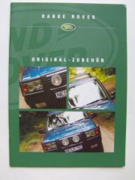 Land Rover Range Rover Zubehör Prospekt 11/1998