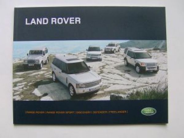 Land Rover ALLE Prospekt 2005 NEU