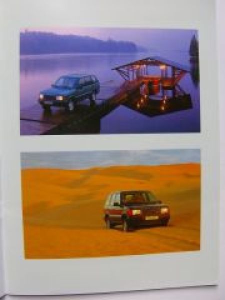 Land Rover Range Rover Prospekt +Preisliste März 1996 NEU