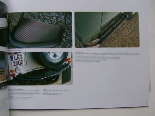 Land Rover Defender Zubehör Prospekt 2006 NEU