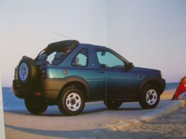 Land Rover Freelander Prospekt UK Englisch 1998 NEU