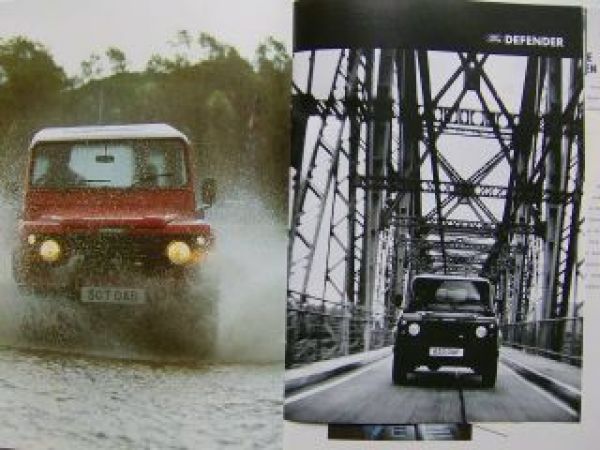 Land Rover Defender Prospekt  1998 NEU