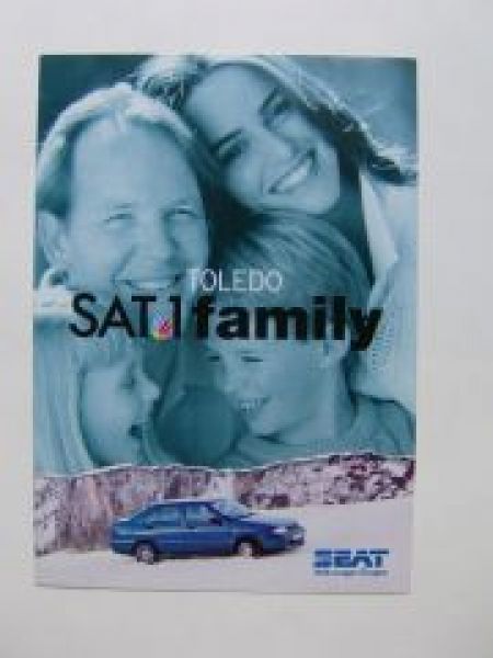 Seat Toledo SAT1 family Sondermodell Prospekt 3/1996