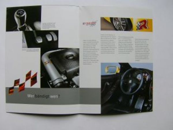Seat Leon Cupra R Prospekt Poster 8/2001 NEU