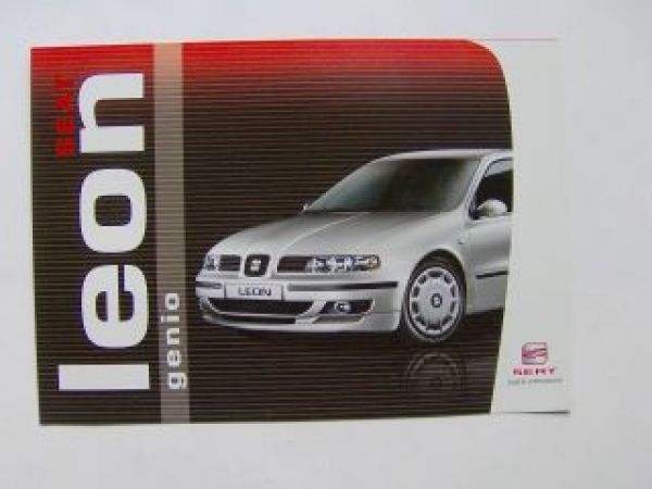 Seat Leon Genio Prospekt 9/2004 NEU
