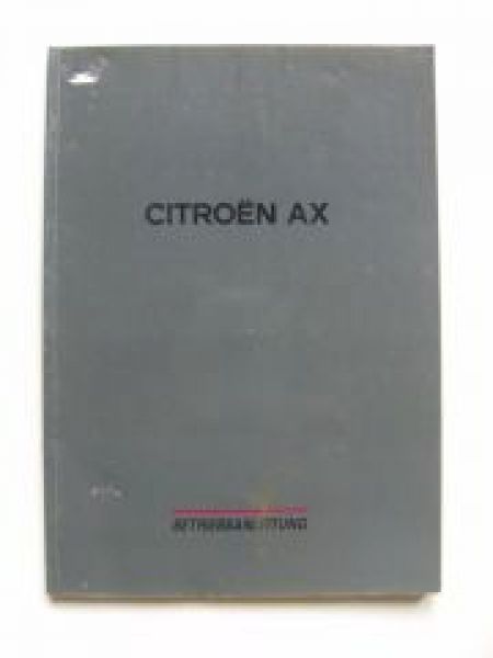 Citroen AX Betriebsanleitung +GTi +4WD