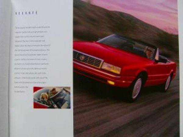 Cadilllac 1992 Allante Seville STS Eldorado Touring Coupe/Sedan