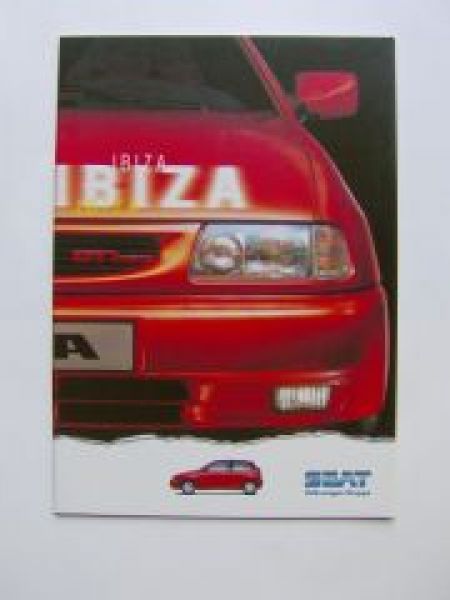 Seat Ibiza Prospekt GTI 5/1996 +Preisliste
