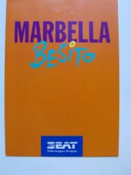 Seat Marbella Besito Prospekt 1/1995 NEU