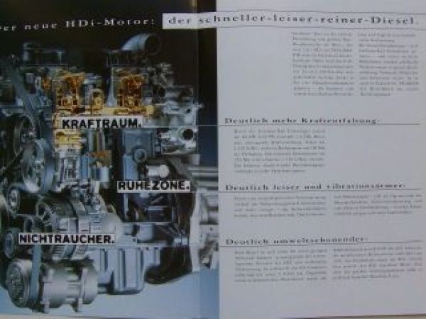 Peugeot 406 HDi Prospekt 10/1998