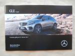 Mercedes Benz GLE Coupé  350d 400,500 e 4matic, GLE43 GLE 63 +S AMG 1.Februar 2017