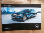 Mercedes Benz E-Klasse T-Modell BR213 200 250 220d Prospekt Juni 2016