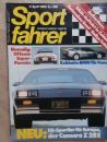 Sportfahrer 4/1982 Camaro Z28E,Porsche 930 turbo targa,VG: Scirocco GLi vs. BMW 318i E21,AHG BMW M1 E26,