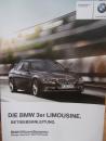 BMW 328i 335i 320d 320ed F30 Limousine Oktober 2011 Handbuch Deutsch