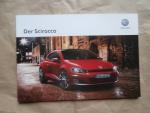 VW Scirocco +R-Line Katalog Oktober 2016 NEU
