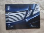 Mercedes Benz E-Class Sedan and Wagon 2013 E350 +BlueTEC E400 Hybrid E550 USA Brochure BR212