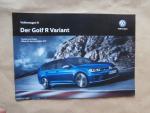 VW Golf7 R Variant Preisliste Modelljahr 2017