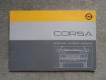Opel Corsa A Betriebsanleitung 1986