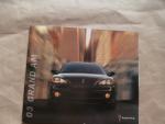 Pontiac Gran Am SE Sedan SE1 SE2 GT Coupé & Sedan GT1 Prospekt 2003 USA
