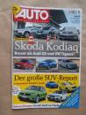 Auto Strassenverkehr 10/2017 Kodiaq vs. Q5 vs. Tiguan,Civic 1.0VTEC Turbo, Astra 1.6CDTI vs. Mégane dCi 90,Ioniq Elektro,