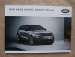 Land Rover Range Rover Velar Prospekt 2017 Typ L560 D180 D240 D300 P250 P300 P380