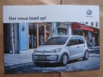 VW up load Prospekt Juni 2016 Typ AA NEU