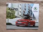 Skoda Rapid Zubehör Prospekt Sport & Design Musik Komfort Transport August 2017