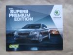 Skoda Superb Typ 3V Premium Edition Prospekt Februar 2018