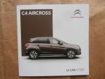 Citroen C4 Aircross Prospekt Januar 2016 +Preisliste NEU