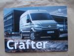 VW neue Crafter Prospekt Kasten Kombi Pritsche Fahrgestell 2017