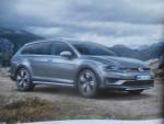 VW Golf VII & Variant & Alltrack Katalog +R Line Januar 2019 Typ AU +Zubehör +Preisliste
