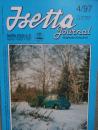 Isetta Journal 4/1997 Mitglieder Zeitschrift Hochalpientour mit Isetta,BMW 600 mt Wohnwagen