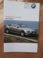 BMW Handbuch für Verkäufer 6er Cabrio 645Ci +SMG2 März 2004 Rarität