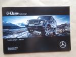 Mercedes Benz G-Klasse BR463 +G350d Professional +4x4 +AMG G63/G65 +designo manufaktur 5/2017
