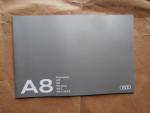 Audi A8 +S8 +S8 plus +L +W12 Preisliste 28.4.2016 NEU