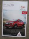 Mitsubishi ASX (Modellpflege) Intro Edition Benziner 110kw +CVT +Preise